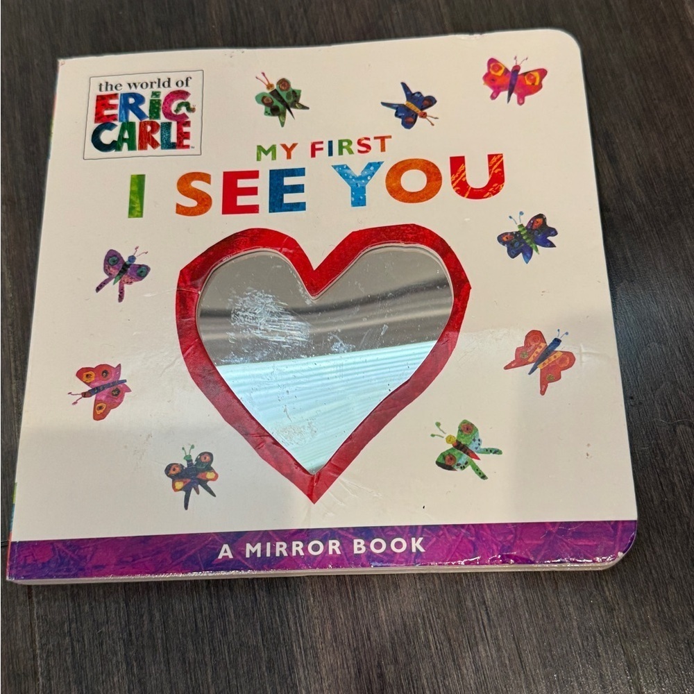 Eric Carle My First I See You Mirror Baby Kids Book with Colorful Butterflies